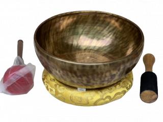 HAND-HAMMERED RUSTIC  TIBETAN SINGING BOWL, HEALING,  SOUND THERAPY 10- INCH