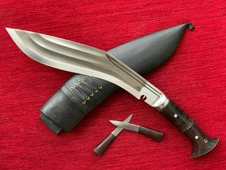 HAND FORGED PANAWAL 3 FULLER GURKHA KHUKURI KHUKRI KUKRI KNIFE 13-INCH FULL TANG 